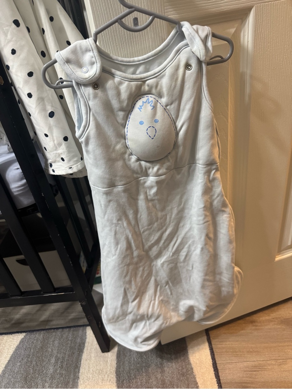 Nested bean Light Blue Baby Sleep Sack